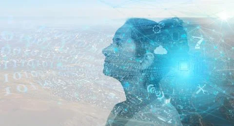 The use of artificial intelligence technologies and the Internet of things in Stock Photos