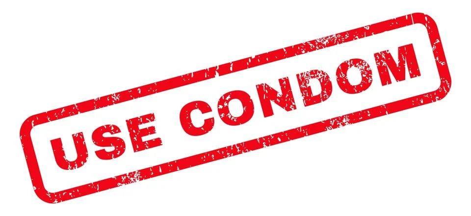 Use Condom Rubber Stamp Stock-Illustration