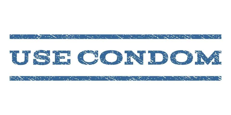 Use Condom Watermark Stamp Stock-Illustration