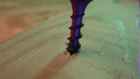 Use of an electric screwdriver to install fasteners. Screwdriver, drill close-up Stock Footage 160565941