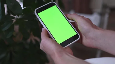 Use green screen for copy space closeup. Stock Footage 235883326