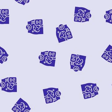 Use an intimate wash for sensitive areas glyph seamless pattern Stock Illustration
