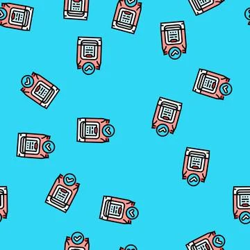 Use intimate wipes care vector seamless pattern Illustrazione stock