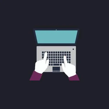 Use laptop computer symbol イラスト素材