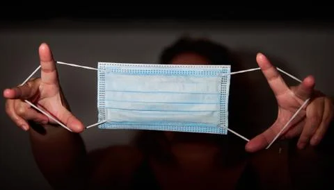 Use the mask Stock Photos