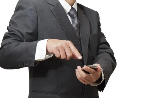 Use a mobile phone Illustrazione stock