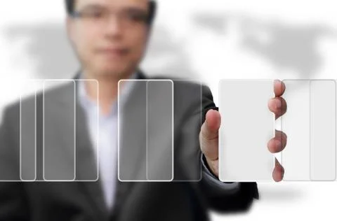 Use a mobile phone Stock Illustration