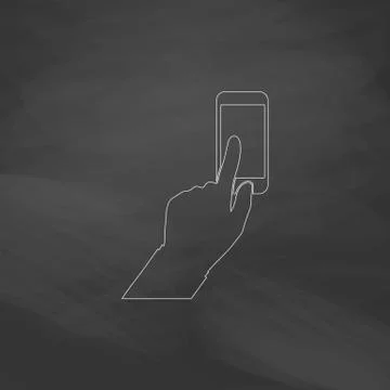 Use phone computer symbol イラスト素材
