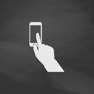 Use phone computer symbol Stock Illustration
