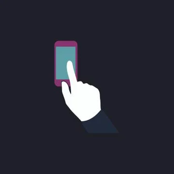 Use phone computer symbol 스톡 일러스트