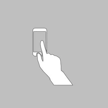 Use phone computer symbol イラスト素材