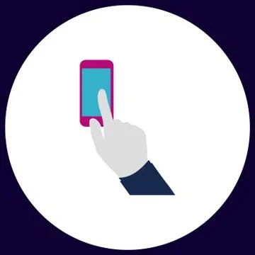 Use phone computer symbol イラスト素材