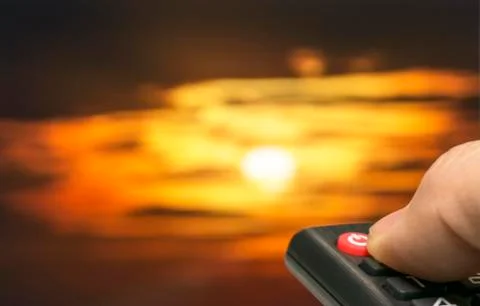 Use the remote control Stock Photos