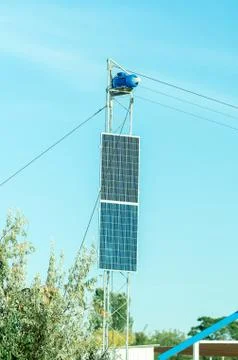 Use of solar power Stock Photos