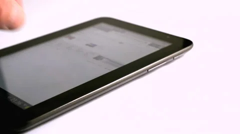 Use a tablet Stock Footage 29664445