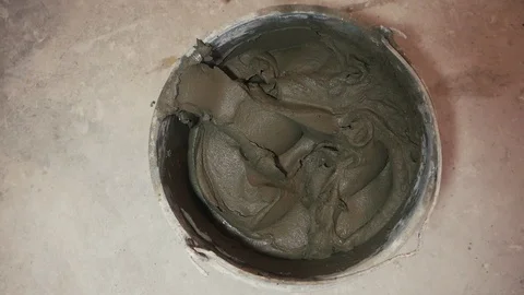 Use trowel on the repiar Stock Footage 103113534