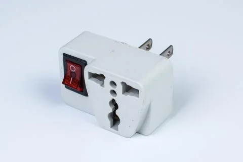 Used adapter plug Stock Photos