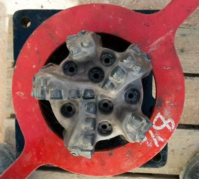 Used Bit with gauge Ring Foto stock