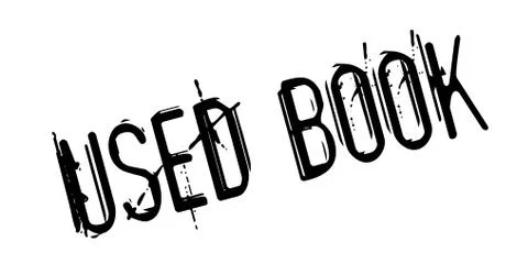 Used Book rubber stamp Stock Illustration