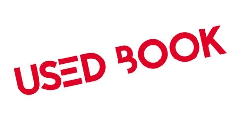Used Book rubber stamp Illustrazione stock
