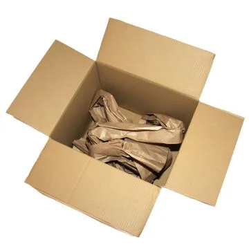 Used box Foto stock