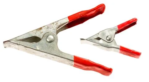 Used clamps Stock Photos