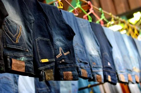 Used clothes Stock Photos