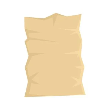 Used eco paper pack icon flat isolated イラスト素材