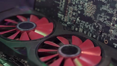 Used Graphic Cards, Computer Hardware Close Up Stock Footage 325933929