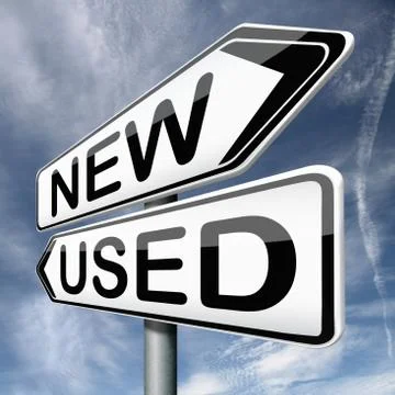 Used or new Stock Illustration