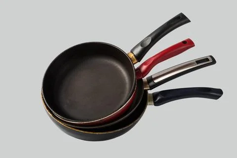 Used pans Stock Photos