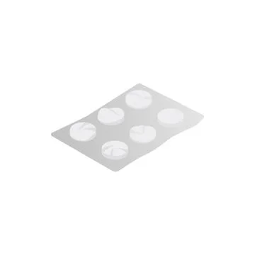 Used pill package icon, isometric 3d style Illustrazione stock