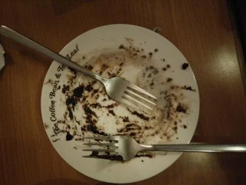 The Used plate Stock Photos