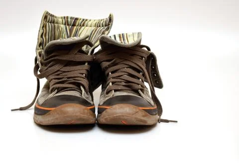 Used sneackers Stock Photos