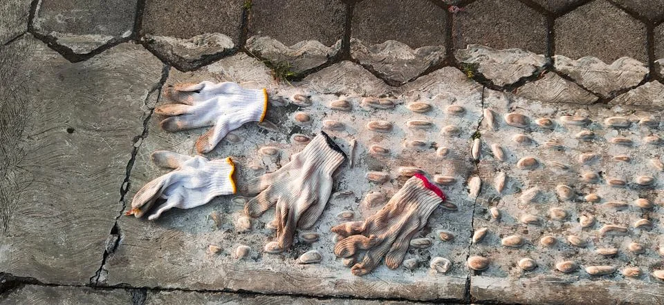 Used socks Stock Photos