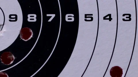 Used target close up Stock Footage 72961844