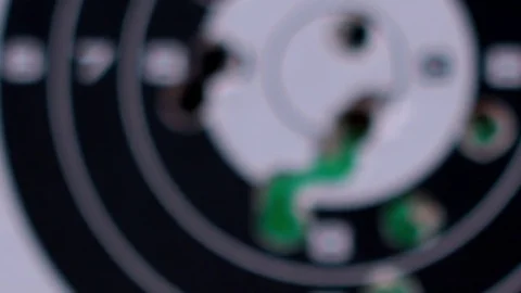 Used target focusing Stock Footage 72961851