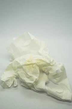 Used tissue 写真素材
