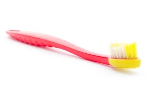 Used toothbrush Stock Photos
