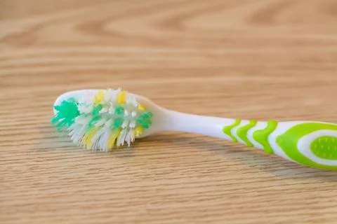 Used toothbrush Stock Photos
