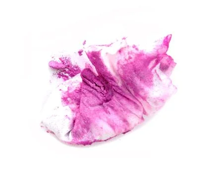 Used wet tissue isolate, remove make up color. Stock Photos