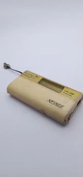 Used White Mp3 Player Foto stock