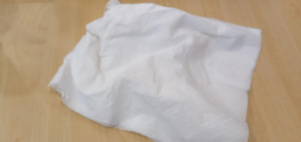 Used White Tissue Stock Photos