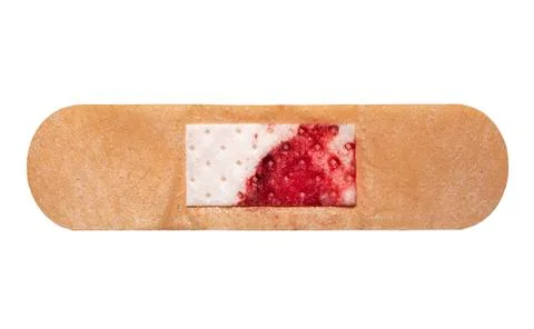 Used wound plaster Stock Photos