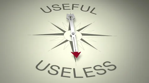 Useful Versus Useless Arrow 3D Animation Stock Footage 281114594