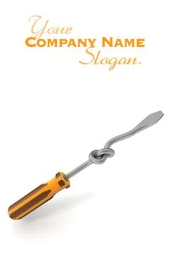 Useless screwdriver Stock Illustration