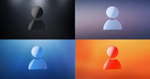 User 3d Icon Stock Footage 71475819