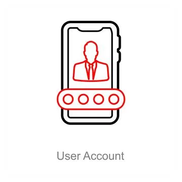 User Account Stock Illustration