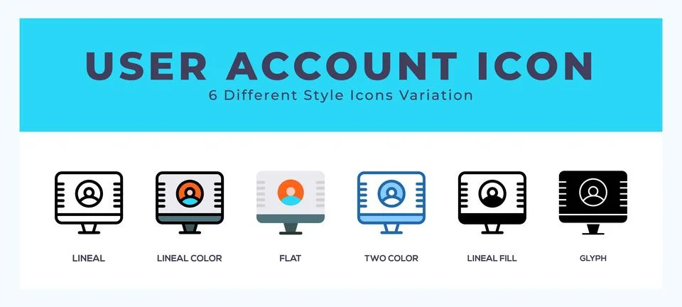 User account symbol. vector icon symbol. logo illustration. vector graphics 스톡 일러스트