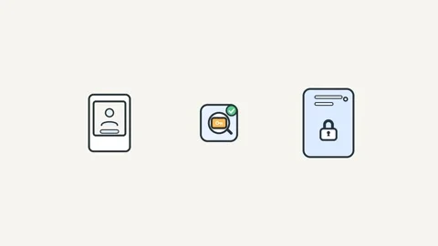 User Authentication and Secure Access Animation Stock Footage 347137858